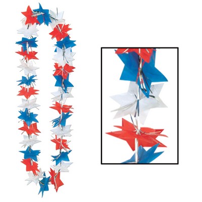 Patriotic Star Leis