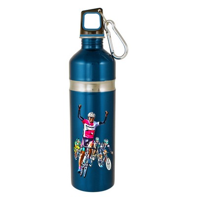 Blue Hydration Bottle w/Carabiner