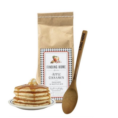 Apple Cinnamon Pancakes with Branded Spoon