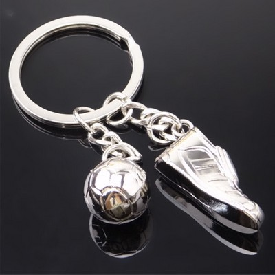 Delicate Soccer Shoe Key Chain