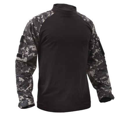 Subdued Urban Digital Camo Tactical Airsoft Combat Shirt (2X-Large)