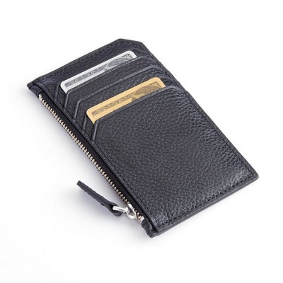 Zippered Credit Card Wallet