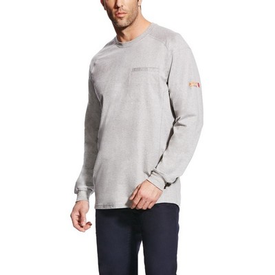 FR Air Crew Long Sleeve Silver Fox Shirt