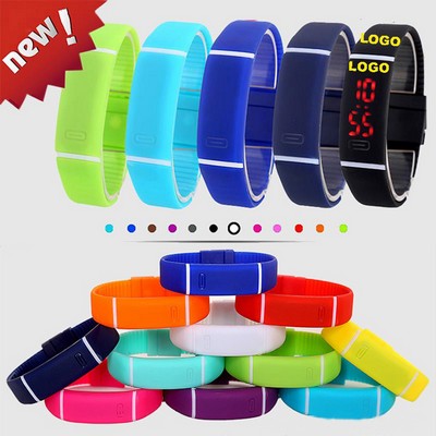 New Silicone LED Sports Watch/Bracelet