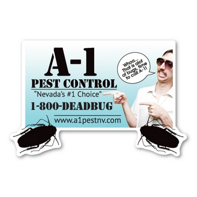 Cockroach Card Magnet - 4.20" x 2.75" - 20 mil