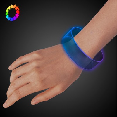 Multi Color Laser Engraved LED Magnetic Bracelet