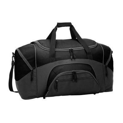 Port Authority® Colorblock Standard Sport Duffel Bag