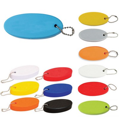 Oval Soft Floater Key chain