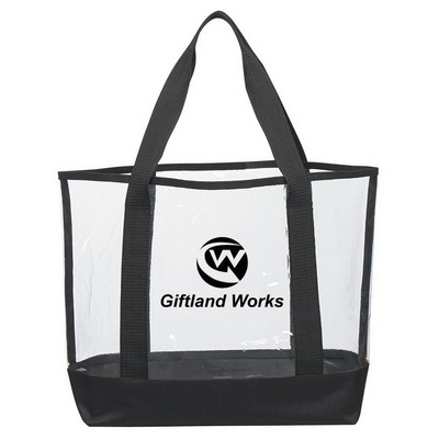 Clear PVC Tote Bag