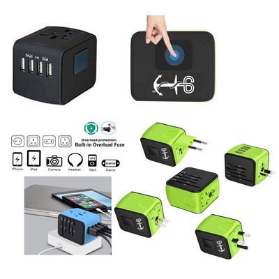 Kidder iBank® World Travel Adapter for 150 countries