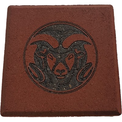 3" x 3" - Red Clay Brick