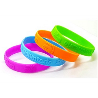 Custom Embossed Silicone Wristbands