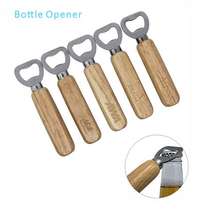 Wooden Handle Style Bottle Opener