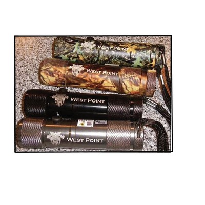 High Power LED Flashlight & Laser Pointer (Camouflage)