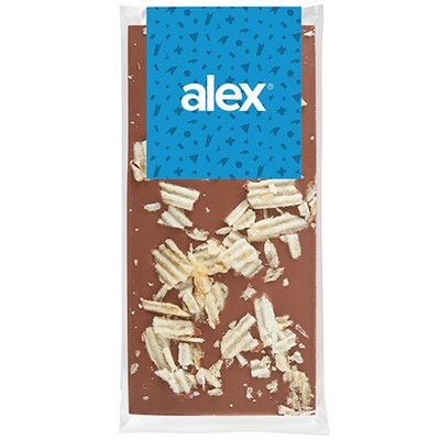 Belgian Chocolate Bar with Potato Chip Topping