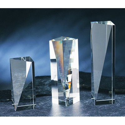 Pillar Awards optical crystal award/trophy 10"H