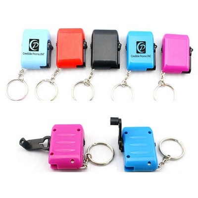 LED Mini Hand Crank Flashlight