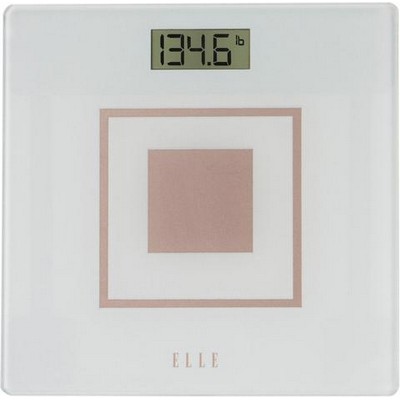 Elle White Bathroom Digital Scale