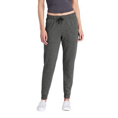 Sport-Tek® Ladies' PosiCharge® Tri-Blend Wicking Fleece Joggers