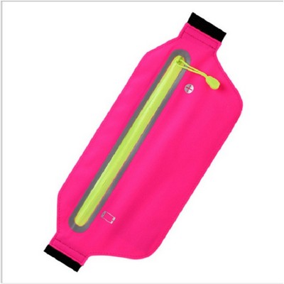 Breast Cancer Awareness Lycra Sports Waist Bag