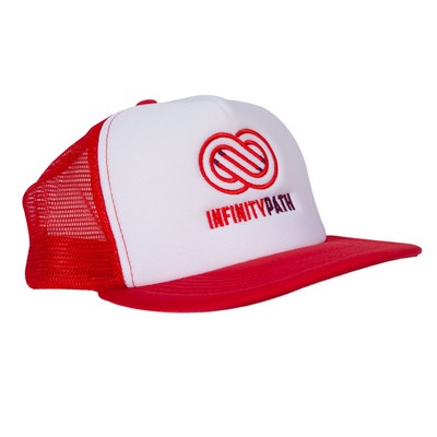 Traditional Unstructured Trucker Hat (Embroidered)