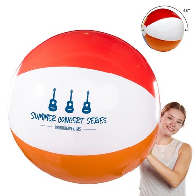 48" Giant 6 Color Beach Ball