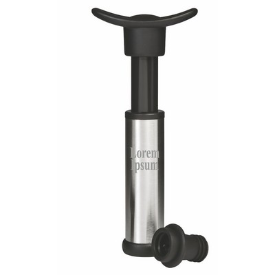 VinoVac™ Stainless Steel Wine Pump (Stopper Not Included)