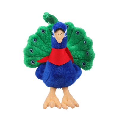 Soft Plush Peacock with Bandana