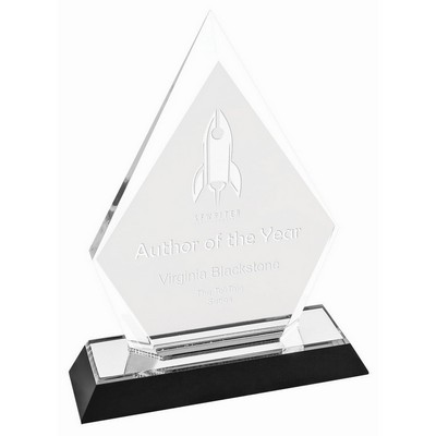 7" Silver Arrow Point Impress Acrylic Award