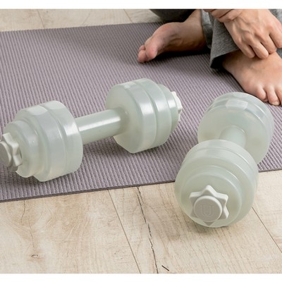 Water Dumbbells for Fitness Aquatic Barbell Gym Weight Loss