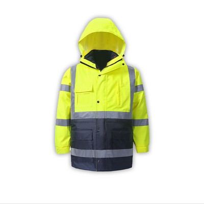 High Viz Rain Parka and Body Warmer - Bulk Order