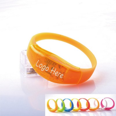 Sound Activated Light Up LED Bracelet