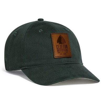 Brushed Cotton Twill Hook & Loop Adjustable Cap