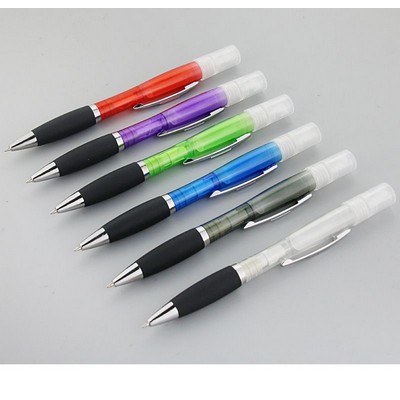 2-in-1 Ballpoint Pen with Mini Spray Bottle