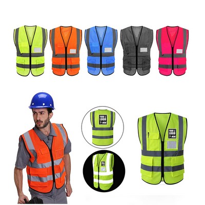 Mesh Back Reflective Safety Vest