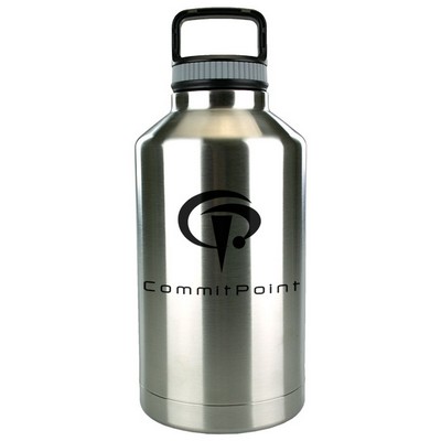 Double Wall Stainless Steel Vacuum Growler Canteen