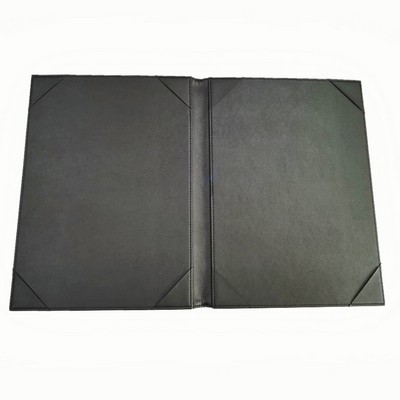 9.5 w x 15 h inch PU Synthetic Leather Menu Pad-folios Clipboard Certificate Holders