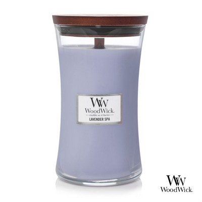 Woodwick® Candle Hourglass - 21.5oz Lavender Spa