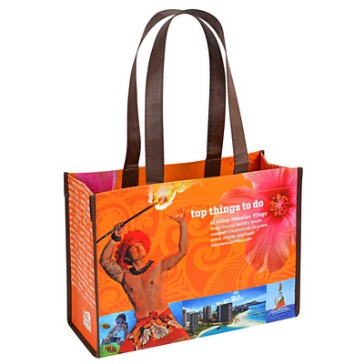 Custom Full-Color Laminated Non-Woven Promotional Gift Bag 12.5"x9"x6"