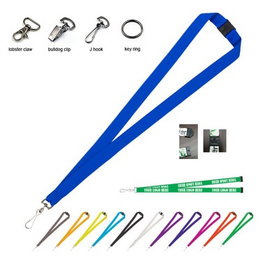 3/4" Silk screen Safety Breakaway Release Lanyard