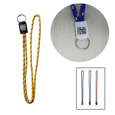 18" Two Tone Lanyard with PVC Tag Embossed Logo