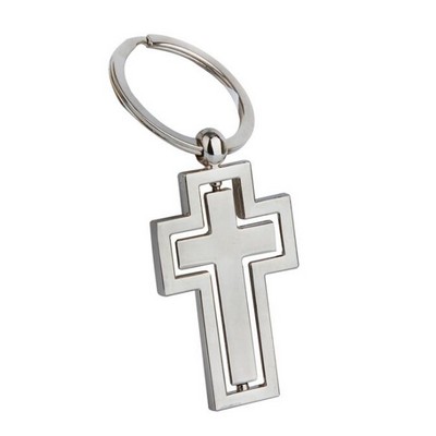 Cross Spinning Keychain