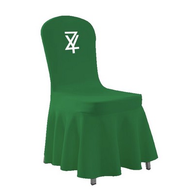 Pleated Banquet Chair Cover