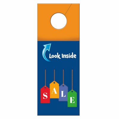 Offset Printed Doorknob Hanger (4½"x12", pocket is 8" tall)