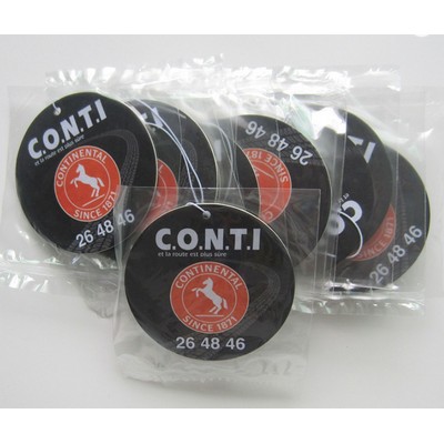 3.25" Die Cut Shape Custom Full Color Printed Air Freshener/Air Deodorizer w/Dark Cocoa Scent