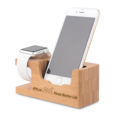 Bamboo Wood Charging Holder