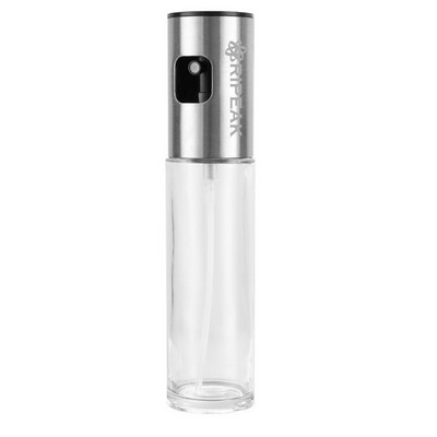 3.30 oz Stainless Steel Press Type Oil Bottle