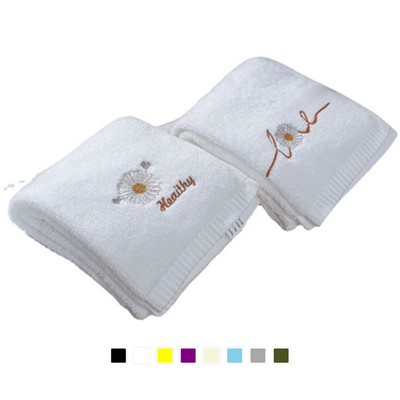 Hotel Resort Hemmed Cotton Hand Towel