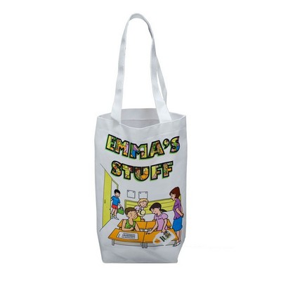 Full Color Shopper Tote Made of Recycled Bottles