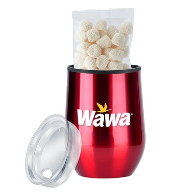 Promo Revolution - 12 Oz. Stemless Wine Tumbler w/Jelly Belly® Champagne Bubbles